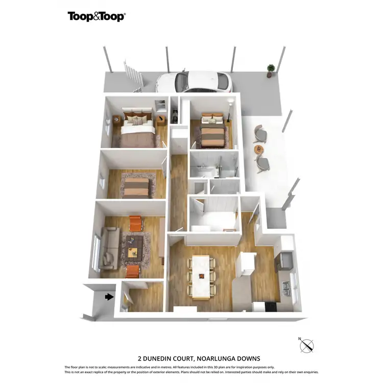 Floorplan of Homely house listing, 2 Dunedin Court, Noarlunga Downs SA 5168