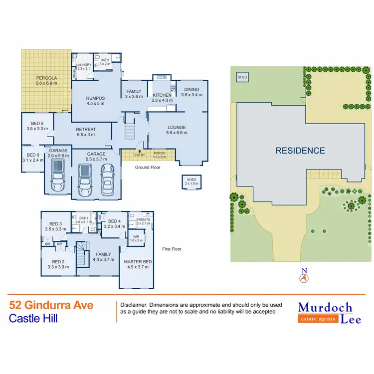 Floorplan of Homely house listing, 52 Gindurra Avenue, Castle Hill NSW 2154