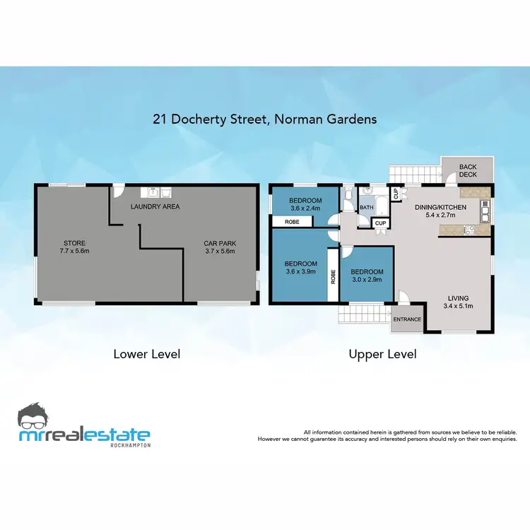 Floorplan of Homely house listing, 21 Docherty Street, Norman Gardens QLD 4701