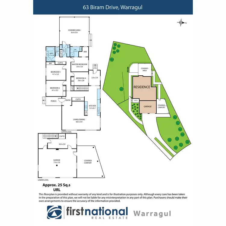 Floorplan of Homely house listing, 63 Biram Drive, Warragul VIC 3820