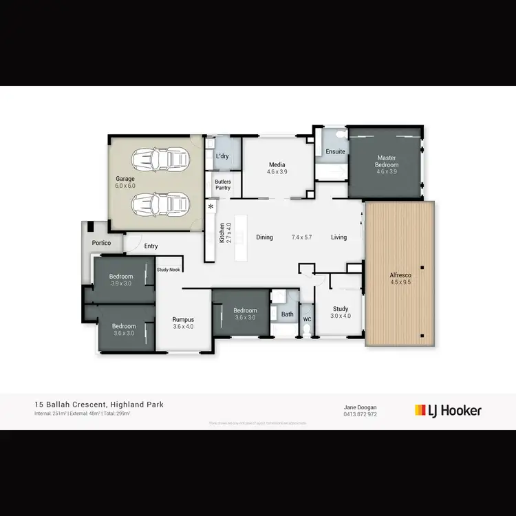 Floorplan of Homely house listing, 15 Ballah Crescent, Highland Park QLD 4211