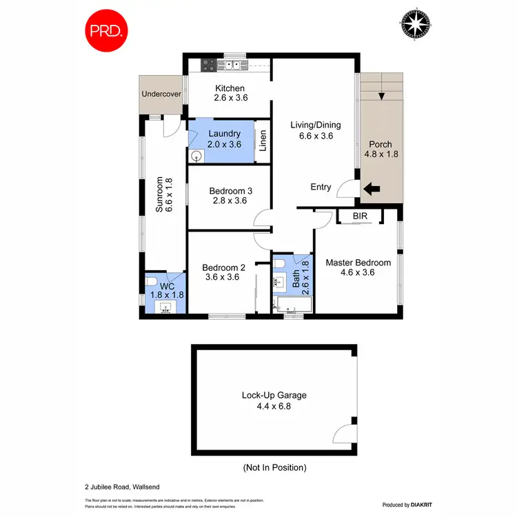 Floorplan of Homely house listing, 2 Jubilee Road, Wallsend NSW 2287
