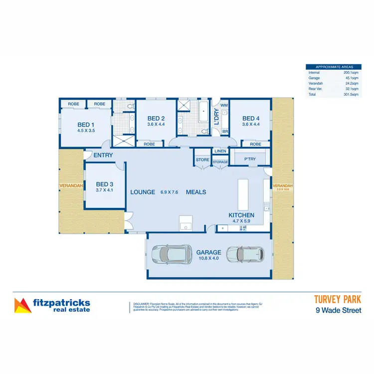 Floorplan of Homely house listing, 9 Wade Street, Turvey Park NSW 2650