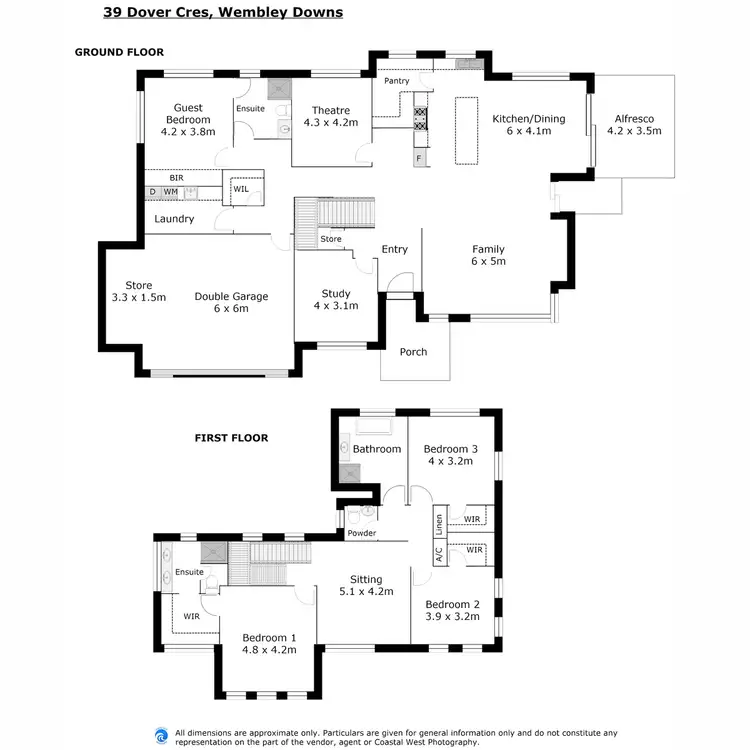 Floorplan of Homely house listing, 39 Dover Crescent, Wembley Downs WA 6019