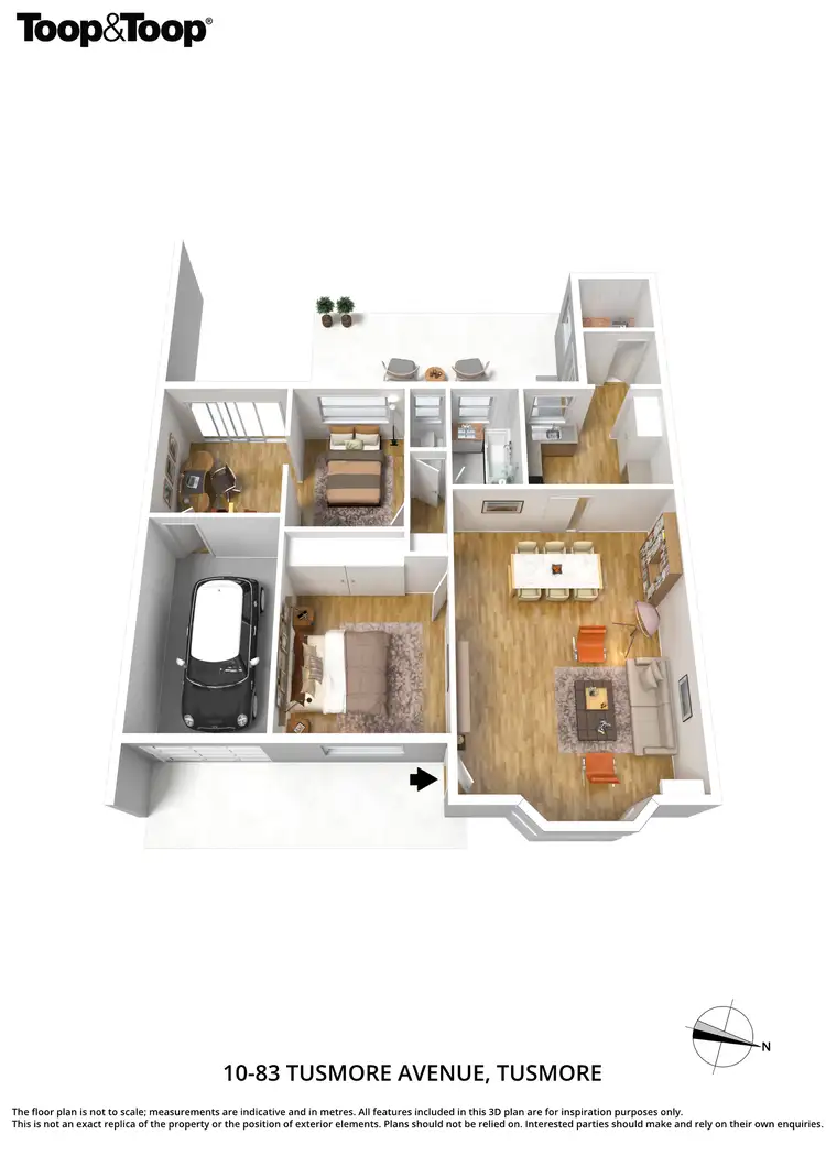 Floorplan of Homely unit listing, 10/83 Tusmore Avenue, Tusmore SA 5065