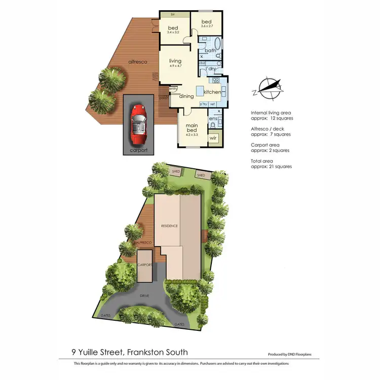 Floorplan of Homely house listing, 99 Yuille Street, Frankston South VIC 3199