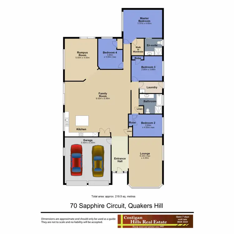 Floorplan of Homely house listing, 70 Sapphire Circuit, Quakers Hill NSW 2763
