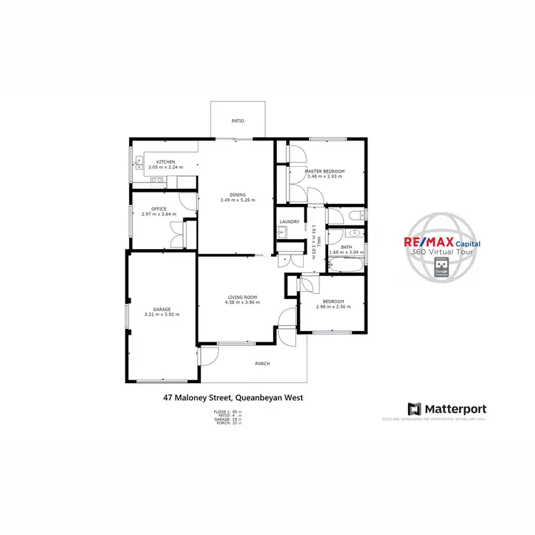 Floorplan of Homely house listing, 47 Maloney Street, Queanbeyan NSW 2620