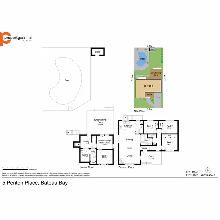 Floorplan of Homely house listing, 5 Penton Place, Bateau Bay NSW 2261