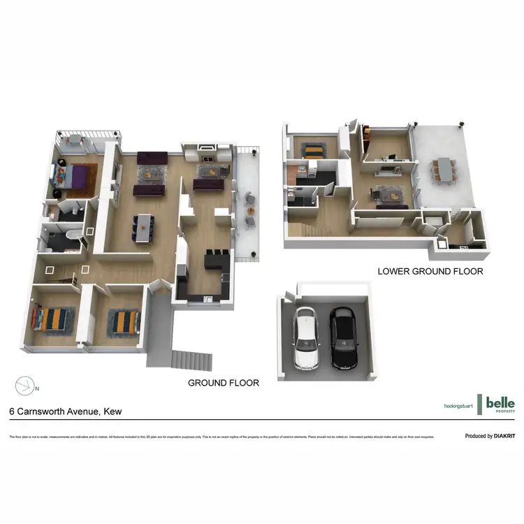 Floorplan of Homely house listing, 6 Carnsworth Avenue, Kew VIC 3101