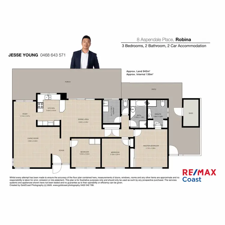 Floorplan of Homely house listing, 8 Aspendale Place, Robina QLD 4226