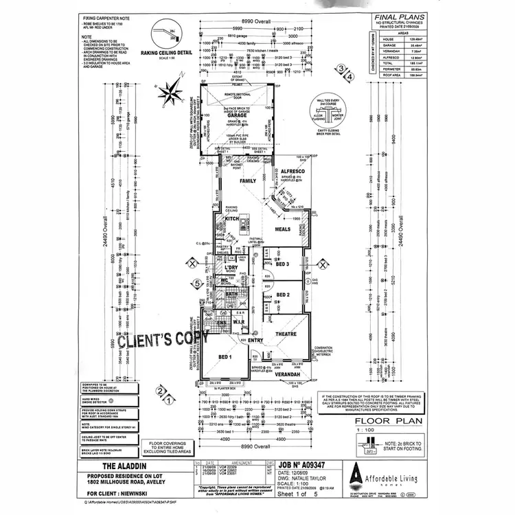 Floorplan of Homely house listing, 338 Millhouse Road, Aveley WA 6069