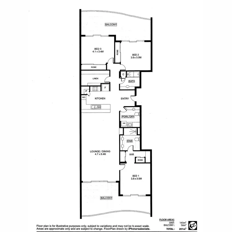 Floorplan of Homely apartment listing, 13/15-21 Smith Street, Mooloolaba QLD 4557