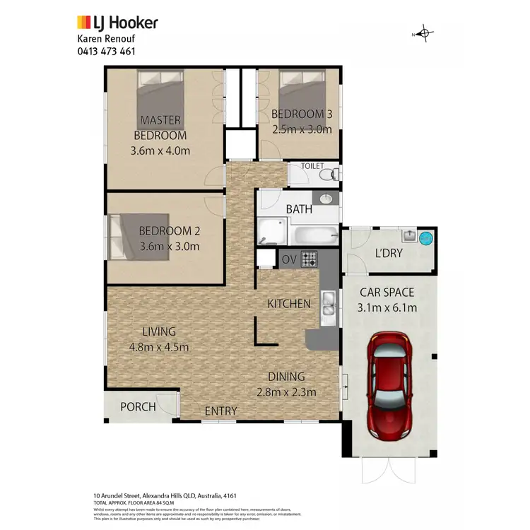 Floorplan of Homely house listing, 10 Arundel Street, Alexandra Hills QLD 4161