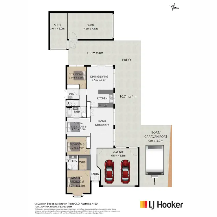 Floorplan of Homely house listing, 13 Dalston Street, Wellington Point QLD 4160