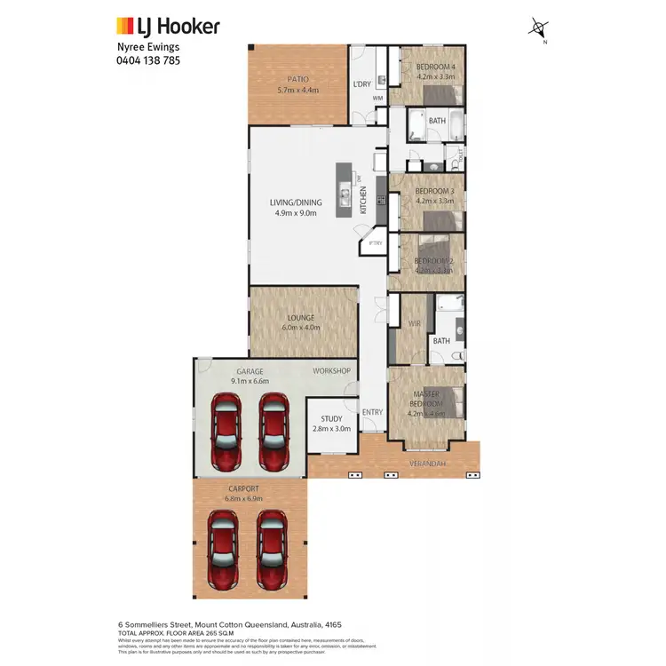 Floorplan of Homely house listing, 6 Sommelliers Street, Mount Cotton QLD 4165