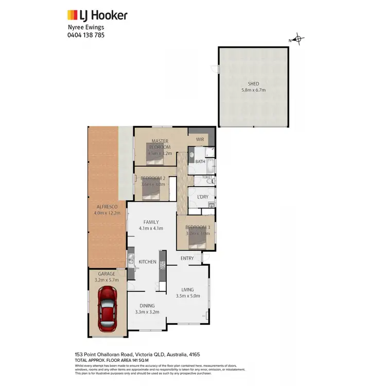 Floorplan of Homely house listing, 153 Point O'Halloran Road, Victoria Point QLD 4165