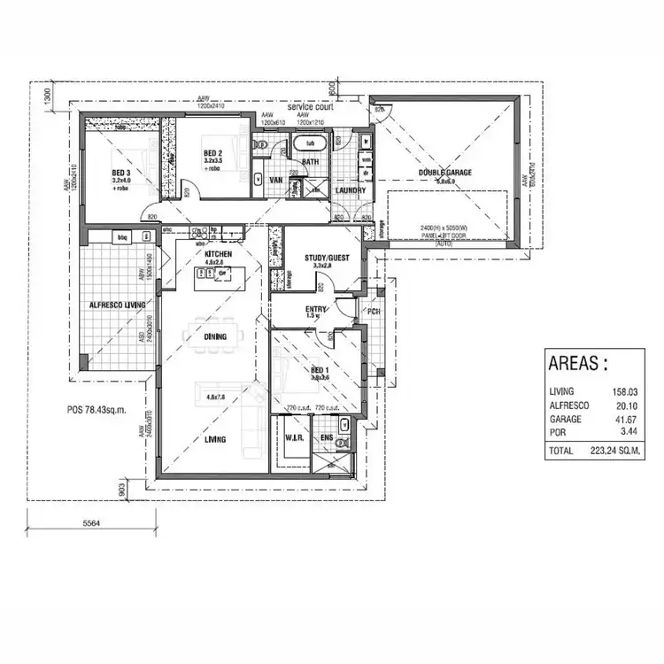 Floorplan of Homely land listing, LOT 801 & 802, 81A & 81B White Avenue, Lockleys SA 5032