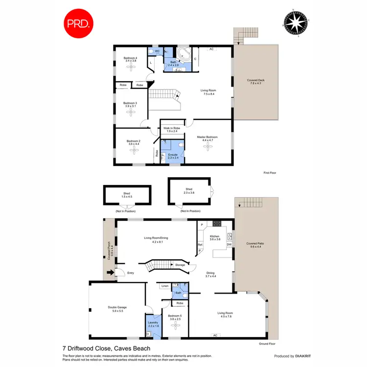 Floorplan of Homely house listing, 7 Driftwood Close, Caves Beach NSW 2281