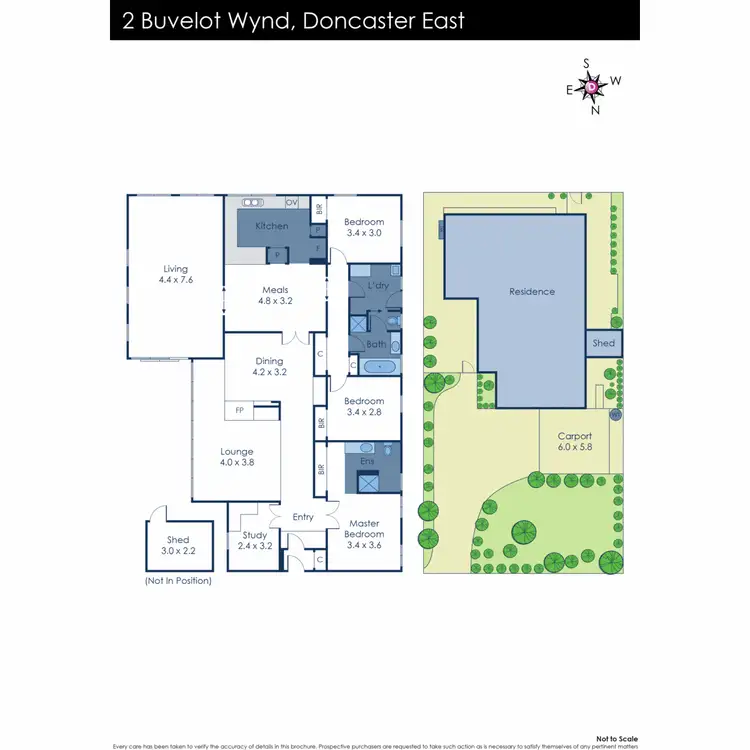 Floorplan of Homely house listing, 2 Buvelot Wynd, Doncaster East VIC 3109