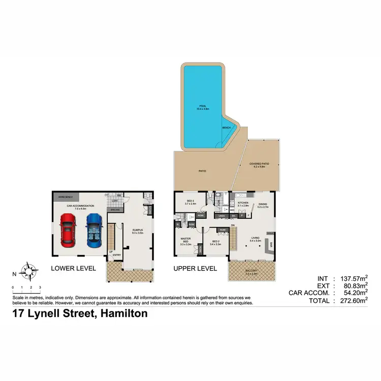 Floorplan of Homely house listing, 17 Lynell Street, Hamilton QLD 4007