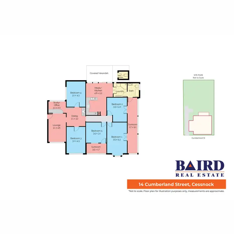 Floorplan of Homely house listing, 14 Cumberland Street, Cessnock NSW 2325