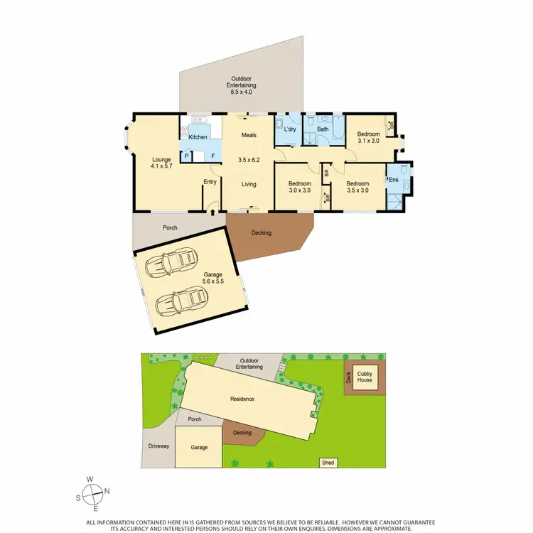 Floorplan of Homely house listing, 5 Deborah Court, Skye VIC 3977