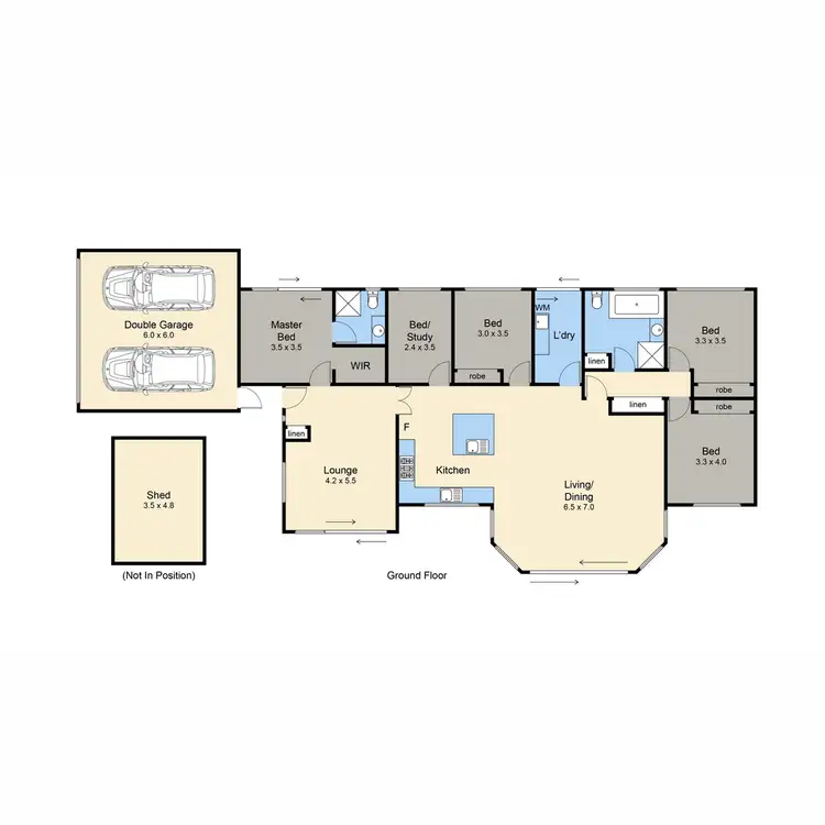Floorplan of Homely house listing, 14 Lake View Lane, Safety Beach VIC 3936