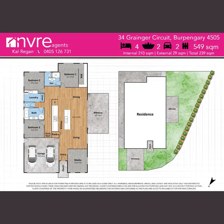 Floorplan of Homely house listing, 34 Grainger Circuit, Burpengary QLD 4505