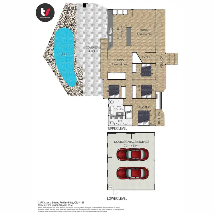 Floorplan of Homely house listing, 13 Watsonia Street, Redland Bay QLD 4165
