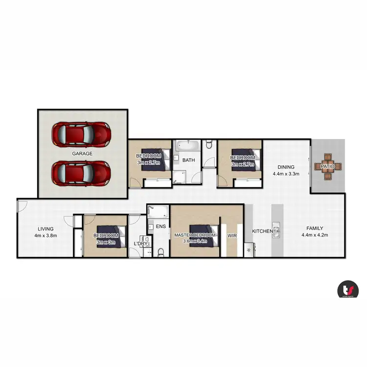 Floorplan of Homely land listing, 71a Unwin Road, Redland Bay QLD 4165