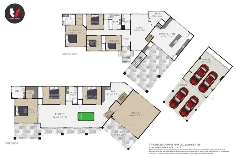 Floorplan of Homely house listing, 7 Finuge Court, Victoria Point QLD 4165