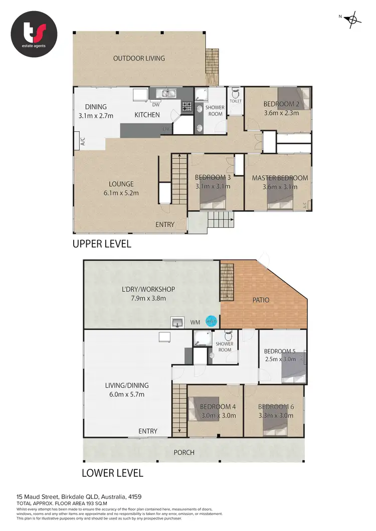 Floorplan of Homely house listing, 15 Maud Street, Birkdale QLD 4159