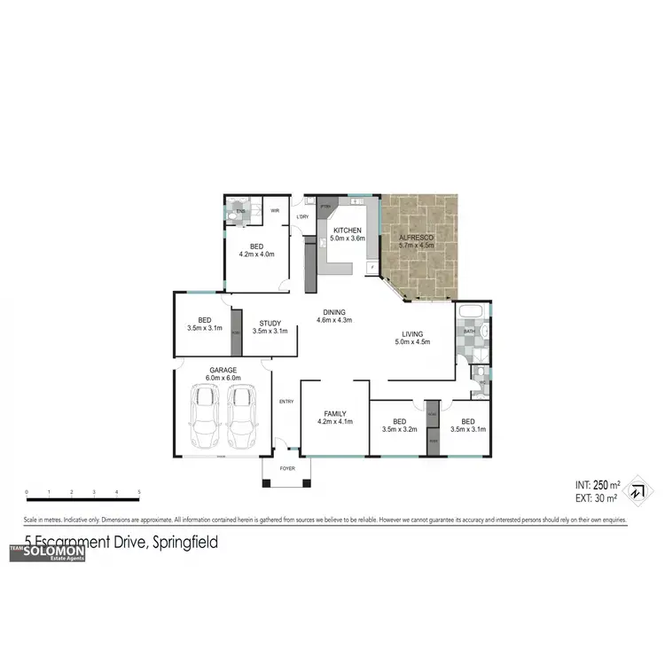 Floorplan of Homely house listing, 5 Escarpment Drive, Springfield Lakes QLD 4300
