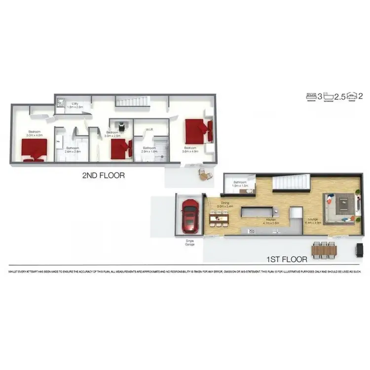 Floorplan of Homely townhouse listing, Cnr Shore St North & Wharf Street, Cleveland QLD 4163
