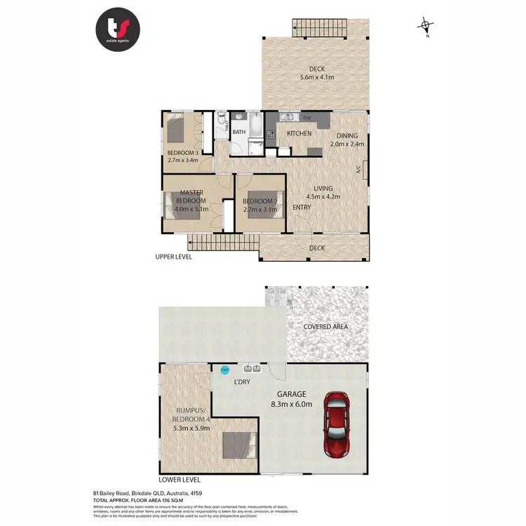 Floorplan of Homely house listing, 81A Bailey Road, Birkdale QLD 4159