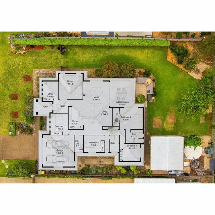 Floorplan of Homely house listing, 17 Nioka Drive, Highfields QLD 4352