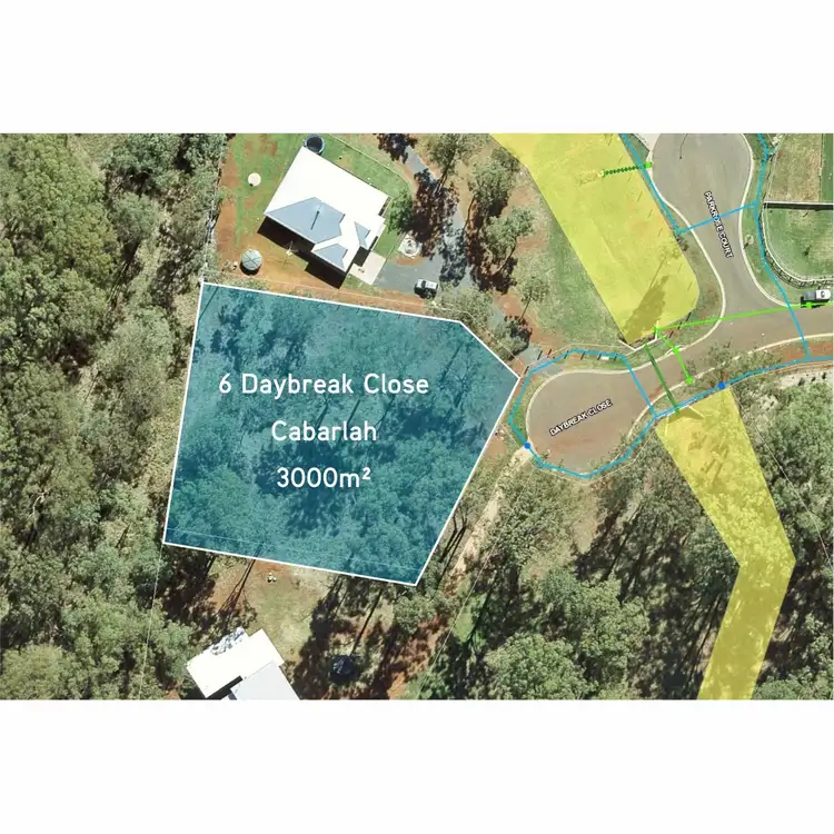 Floorplan of Homely land listing, 6 Daybreak Close, Cabarlah QLD 4352