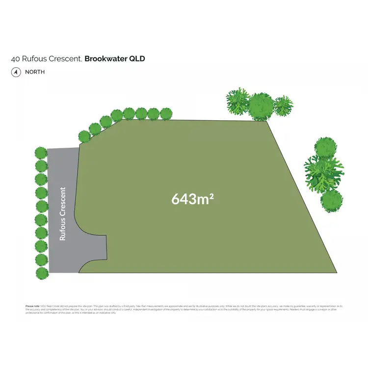 Floorplan of Homely land listing, 4/40 Rufous Crescent, Brookwater QLD 4300