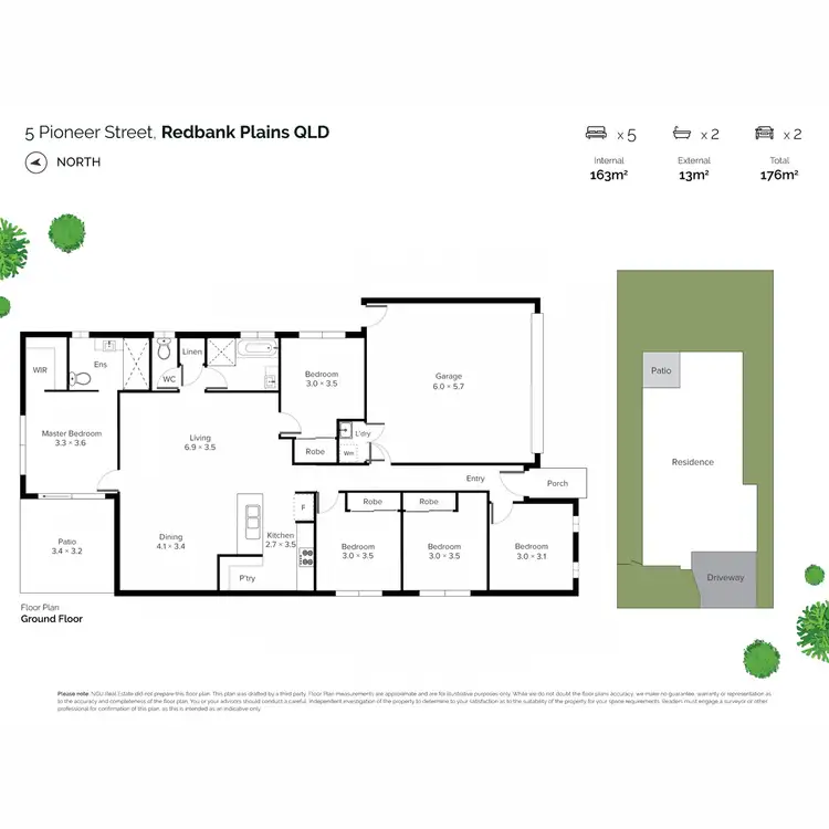 Floorplan of Homely house listing, 5 Pioneer Street, Redbank Plains QLD 4301