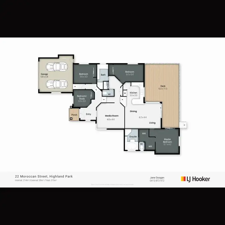 Floorplan of Homely house listing, 22 Moroccan Street, Highland Park QLD 4211