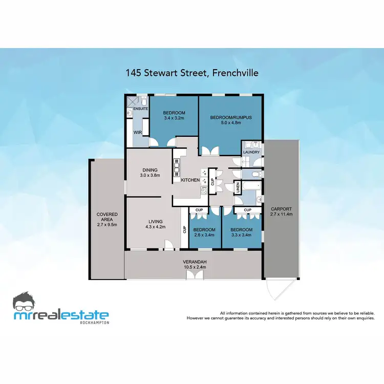 Floorplan of Homely house listing, 145 Stewart Street, Frenchville QLD 4701