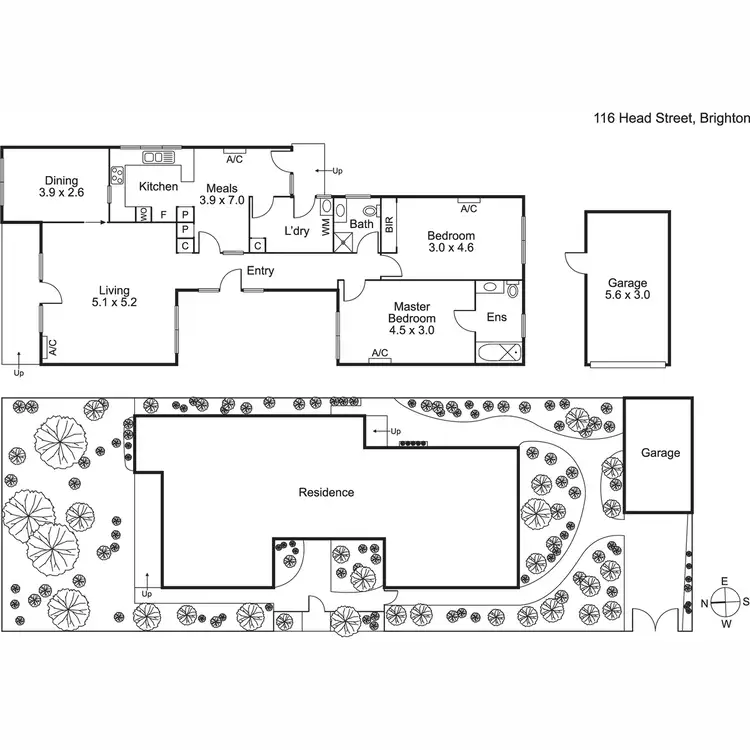 Floorplan of Homely house listing, 116 Head Street, Brighton VIC 3186