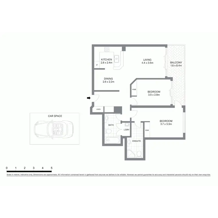 Floorplan of Homely apartment listing, 913/50 Murray Street, Sydney NSW 2000