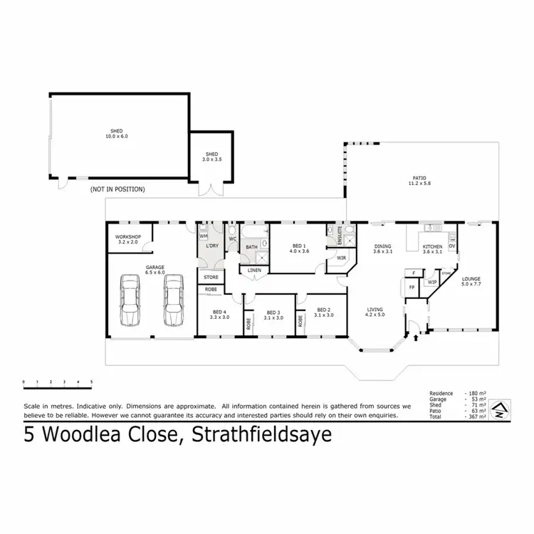Floorplan of Homely house listing, 5 Woodlea Close, Strathfieldsaye VIC 3551