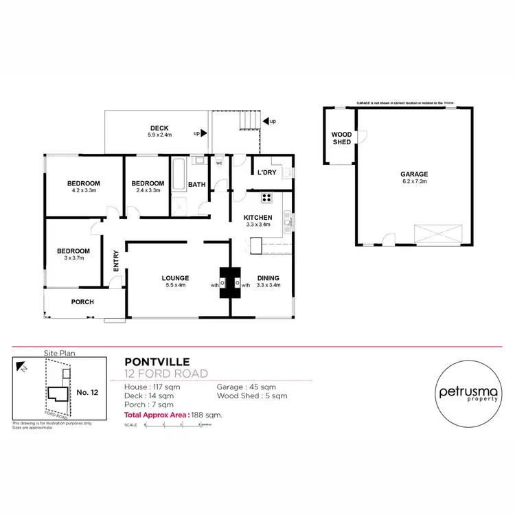 Floorplan of Homely house listing, 12 Ford Road, Pontville TAS 7030