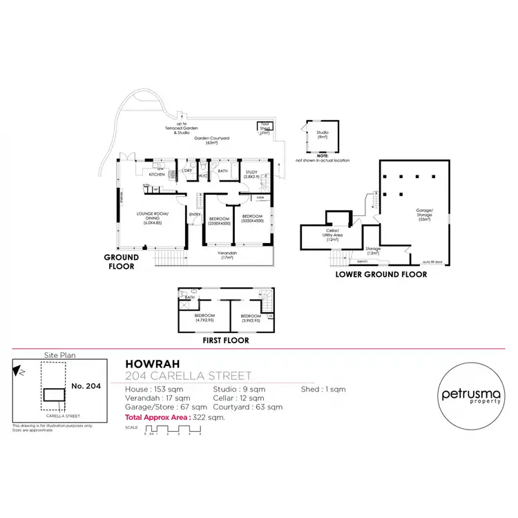 Floorplan of Homely house listing, 204 Carella Street, Howrah TAS 7018