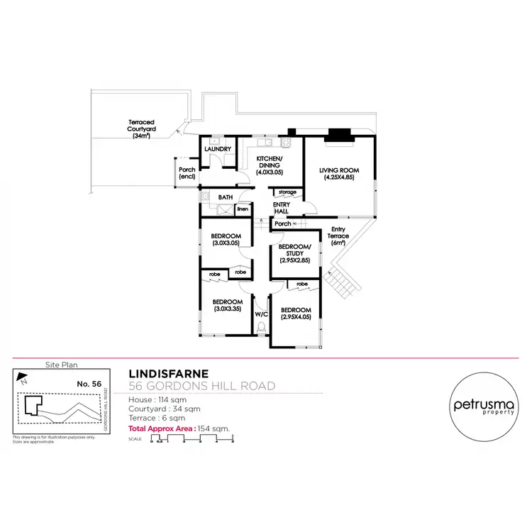 Floorplan of Homely house listing, 56 Gordons Hill Road, Lindisfarne TAS 7015
