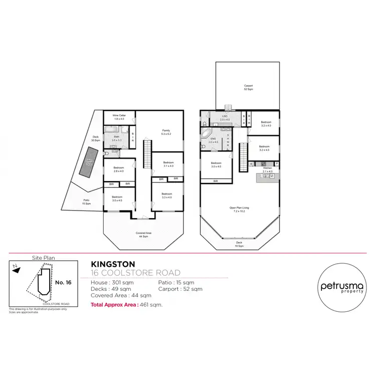 Floorplan of Homely house listing, 16 Coolstore Road, Huonville TAS 7109