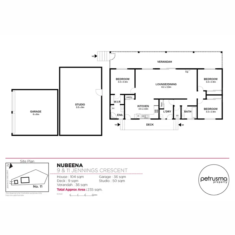 Floorplan of Homely house listing, 11 Jennings Crescent, Nubeena TAS 7184